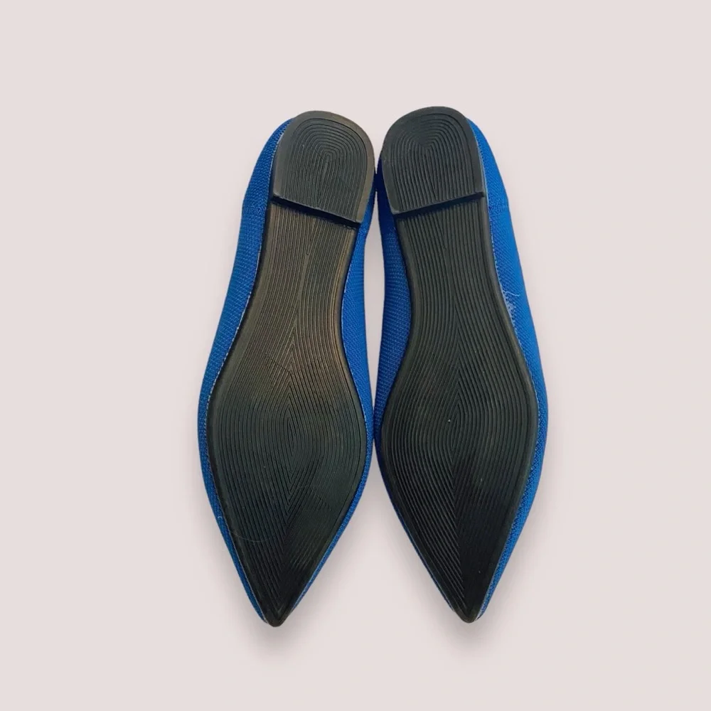 Je t’Accompagne Toujours Pointed Toe Woven Ballet Flats SZ 38/ 7.5 US - Picture 8 of 12
